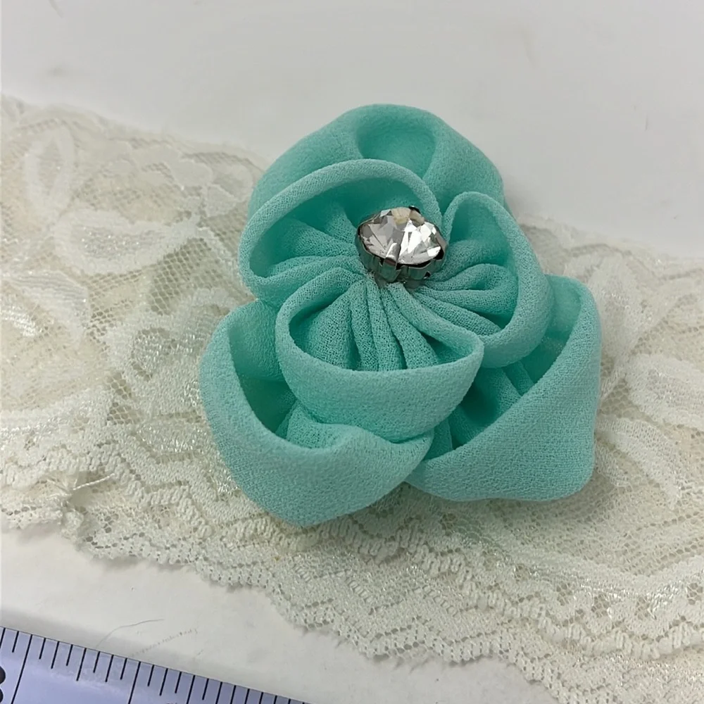Handcrafted Hair Accessories for Girls Headband Floral Clip Bundle of 5